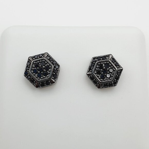 "925 Sterling Silver Plated CZ Earrings, EVBRS480 - Picture 5 of 9